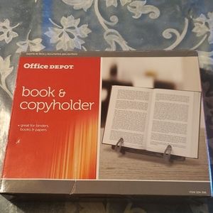 Brand new book and copy holder
